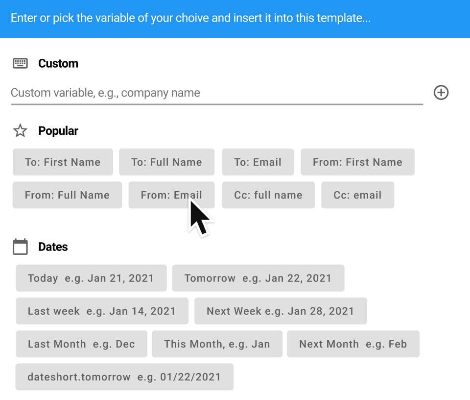 Gmail Email Templates Gmelius